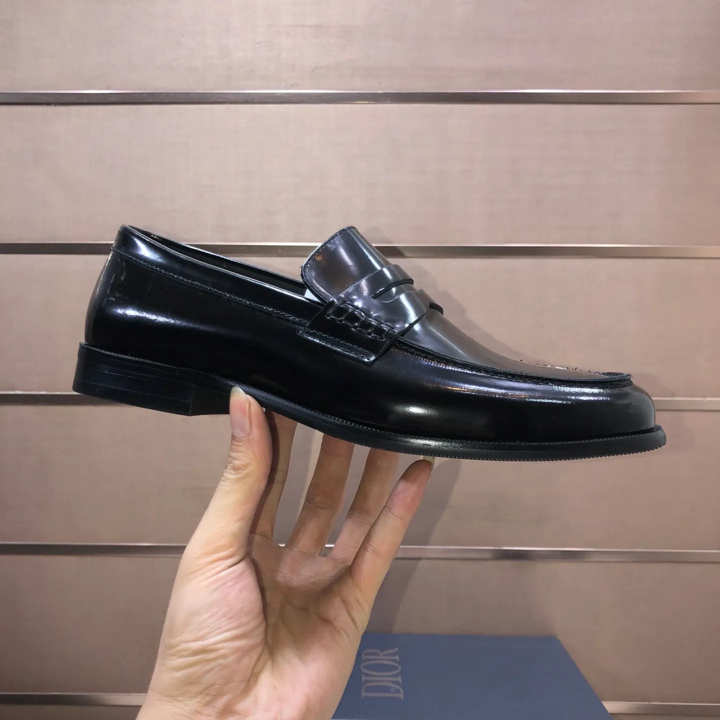 Men's shoes 💰580💰[Dior] (water-dyed cowhide lining) Dior original 1:1 high-quality factory, imported original materials, imported raw cowhide, water-dyed cowhide lining, original TPU outsole, code number: 39-44 (45 customized)